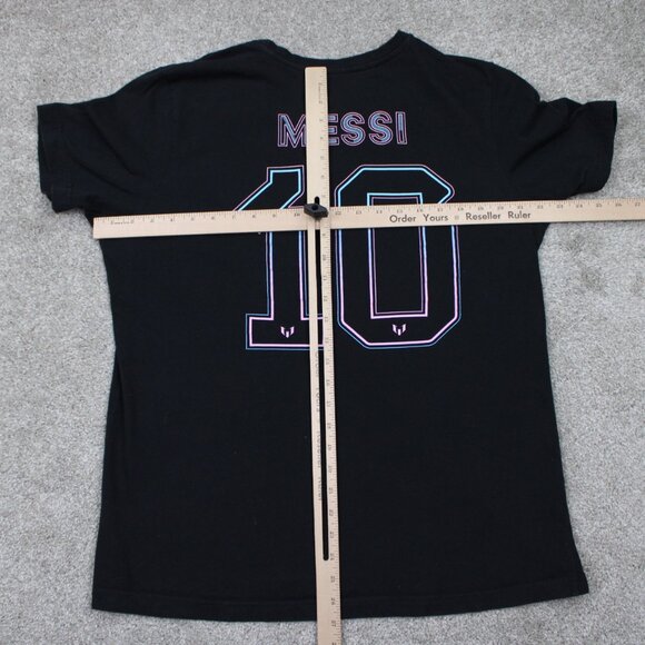 Adidas Messi #10 Jersey Shirt Adult Large Black Regular Fit Inter Miami S/S - Picture 9 of 12